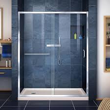 60 Frameless Sliding Shower Door