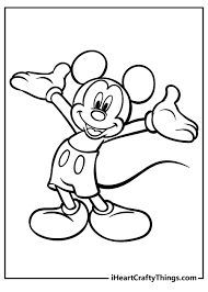 mickey mouse coloring pages 100 free