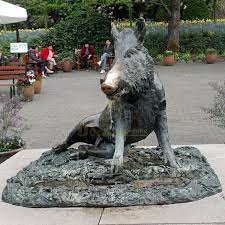 Life Size Garden Bronze Wild Boar Sculpture