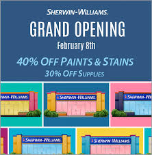 sherwin williams grand opening
