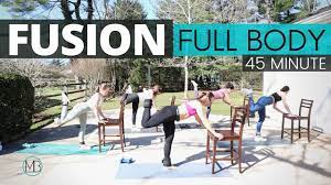 45 min full body fusion workout barre