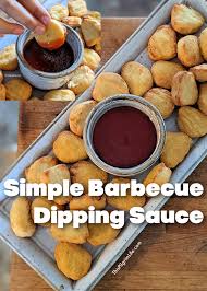 easy barbecue dipping sauce this