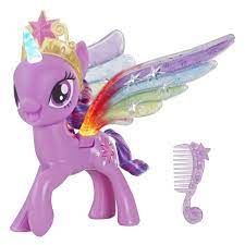 Amazon.com: My Little Pony Toy Rainbow Wings Twilight Sparkle - Purple Pony  Figure with Lights and Moving Wings, Kids Ages 3 Years Old and Up : Toys &  Games