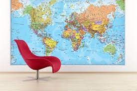 Wall Maps World Map Poster Giant