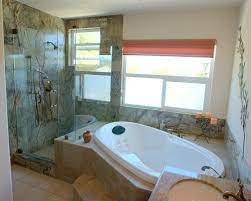 Sanctuary medium shower enclosure walk in tub. Shower Plus Tub Design Construction