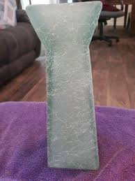 100 Recycled Glass Vase Teal