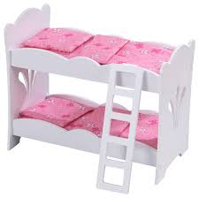 Though the kidkraft chelsea doll cottage doesn't come with pretend people, this affordable, yet large dollhouse comes complete with many accessories cleaning is easy enough. Kidkraft Lil Doll Bunk Bed Contemporary Kids Toys And Games By Kidkraft