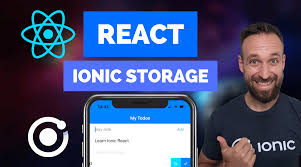 react apps with ionic storage