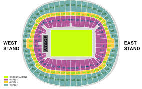 Wembley Stadium Seating Plan View The Seating Chart For