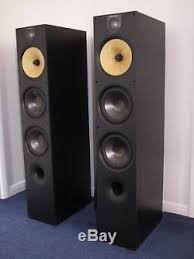 b w 683 s2 floorstanding speakers black ash