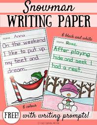 December Holiday Winter Creative Writing Paper Pinterest