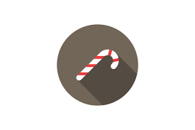 Christmas Candy Flat Icon Vector Graphic By 1tokosepatu Creative Fabrica