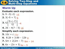 Ppt Warm Up Evaluate Each Expression