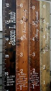 Wooden Height Chart Childrens Growth Chart Giant Wooden