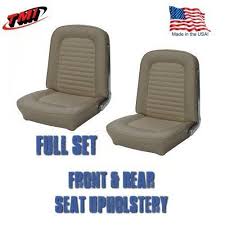 1966 Mustang Coupe Front And Rear Seat