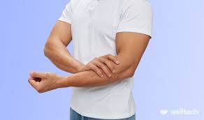 can t straighten your arm after workout