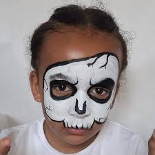 skull face paint guide snazaroo na