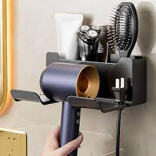 Wall Mounted Hair Dryer Holder For