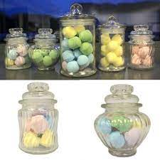 Glass Candy Jar With Lid Sweet
