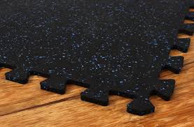 install rubber gym flooring over carpet