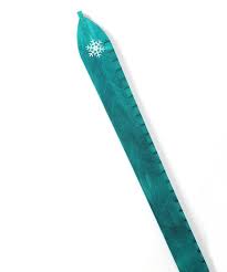 Peacock Blue Ski Growth Chart Personalization Available