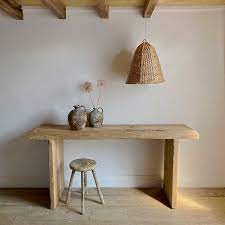 rustic reclaimed wood st ives console