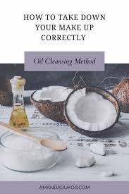 makeup removal oil cleansing method