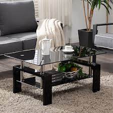 Highlight Glass Top Coffee Table