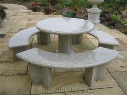 Granite Garden Table Sets Granite