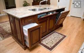 Can you put a sink in an island. Flat Kitchen Island Or Step Up Island