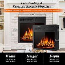 18 Inch Electric Fireplace Insert