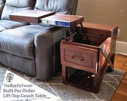 Lift Top Couch End Table Cabinet Tv