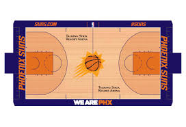 Suns Court Design History Phoenix Suns