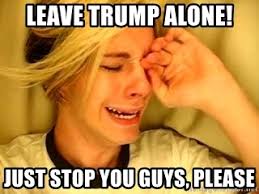 Image result for leave trump alone