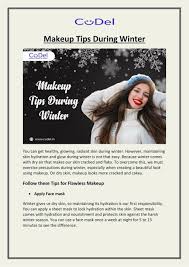 ppt makeup tips during winter