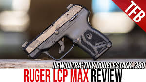 new ruger lcp max a doublestack 380