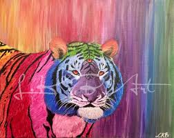 Original Painting Third Eye Tiger