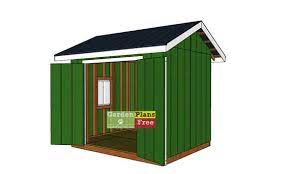 8x10 Gable Shed Plans Easy Garden