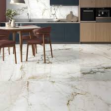 Barnaby White Marble Effect Large