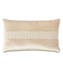 antiquity greek key decorative pillow