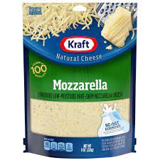 mozzarella kraft natural cheese