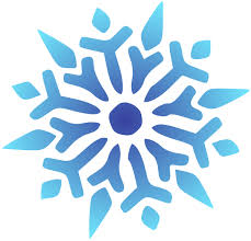blue snowflake free clipart snowflake