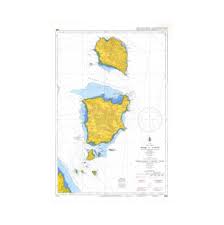 Marine Chart Thailand Gulf Of Thai West 243 Chong Samui To Ko Pha Ngan