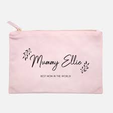 custom name subtext makeup bag