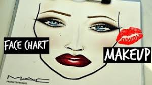 mac face chart makeup tutorial how to