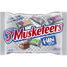 3 musketeers fun size chocolate candy