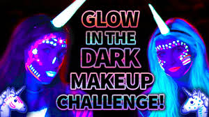glow in the dark unicorn makeup