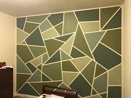Tape Off Wall And Mix Paint Colors
