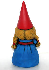 Ceramic Painted Female Garden Gnome