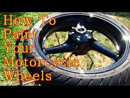 how to paint your motorcycle wheels